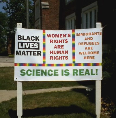 Black lives matter Rights Signage